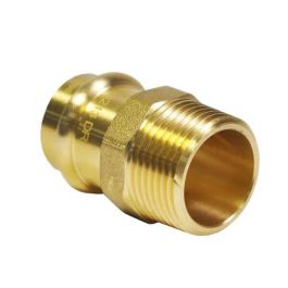 SmarteX-PRESS Brass Male Coupling 15mm x 1/2″ – SmarteX
