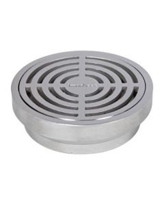 112mm Round Drop In Floor Grate Heel Proof Suit 100mm Outlet 304 Stainless FW-100RL-304