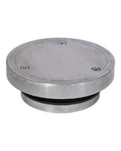 130mm Vinyl Floor Round Clear Out 316 Stainless Steel FW-130VCO-316