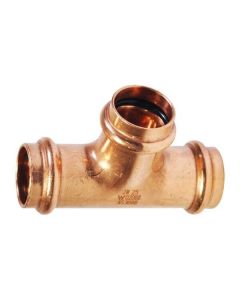 15mm 1/2" Tee Equal Water Copper Press 