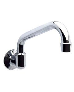 175mm Economy Wall Swivel Tap Outlet Chrome 