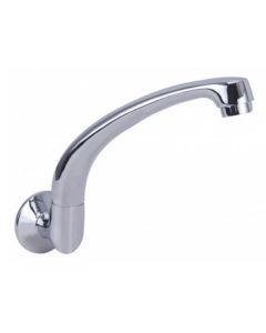 180mm Cast Wall Swivel Tap Outlet Chrome