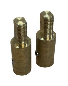 25mm Brass Spindle Top Extension Flat Sided 7TA116 (Pair)