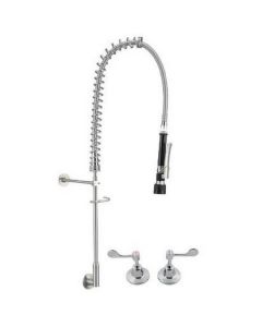 3Monkeez Wall Mount Pre Rinse Tap & Spray With 1/4T Wall Stops T-3M53810