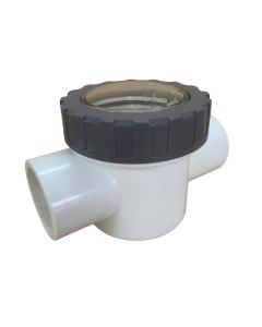 40mm 1-1/2" PVC Non Return Valve Clear Lid Suit PVC Pressure Pipe TNRV40