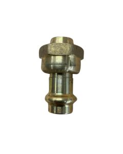 15mm BSP Loose Nut X 1/2" Adaptor No 62 Water Copper Press