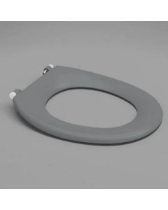 Caroma Caravelle Care Toilet Seat Anthracite Grey Single Flap Blind Fix Hinge 254007AG 