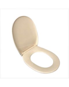 Caroma Caravelle Normal Close Toilet Seat Ivory Quick Release Plastic Hinges 254002I 