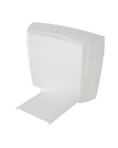 Caroma Uniset II White Dual Flush Connector Toilet Cistern & Seat 6/3 Litre 247001W