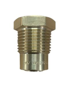 Combo Tap Adaptor Body Plug Brass 5/8" BSP 7TA462