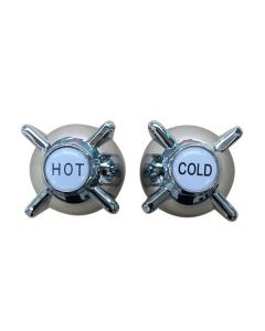 Diecast Booster Style Tap Handle & Buttons Chrome