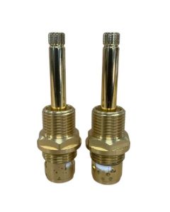 Easytap TZ2064CON 1/4 Turn Gold Bastow Basin Spindles Ceramic Lever Contra 16 Teeth (Pair)