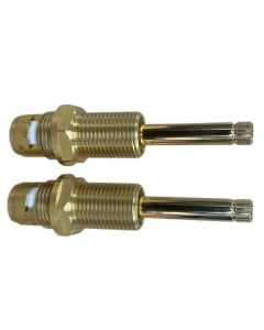Easytap TZ2065CON 1/4 Turn Gold Bastow Wall Spindles Ceramic Lever Contra 16 Teeth (Pair)