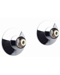 Flanges & Springs Wall Type Abs Chrome 