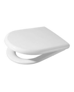 Fowler Newport Toilet Seat White Soft Close Stainless Hinges 813007W 