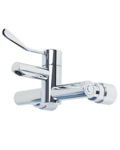 Gentec Tempset Thermostatic Exposed Wall Mixer Tap 100mm Lever MVPM30100