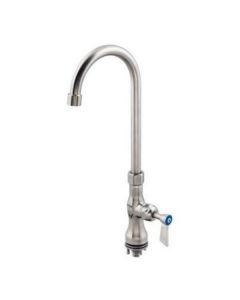 Guardian Single Hob Mount Tap With 12" Gooseneck Spout Stainless T-3MSHG12