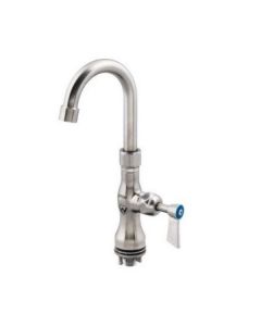 Guardian Single Hob Mount Tap With 7" Gooseneck Spout Stainless T-3MSHG07