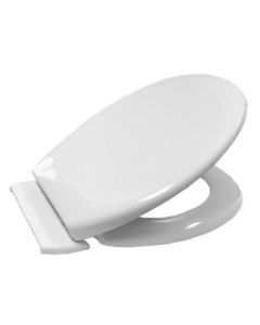 Haron Duralink Toilet Seat White Slow Close Top & Bottom Fix Hinges TS-1900-LK 