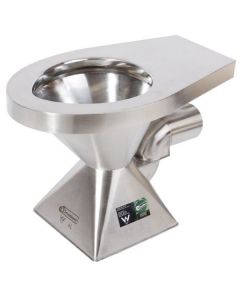 Pedestal Toilet Pan P Trap Stainless Steel WC-SSPP 