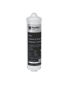 Puretec Basic IN149C Inline Fridge Water Filter Cartridge 1 Micron 1/4" QC Tube 