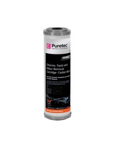 Puretec CB051 Carbon Block Water Filter Cartridge 2.5" x 10" 5 Micron
