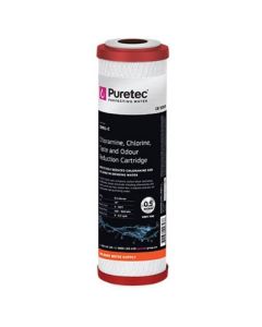 Puretec CB951-C Composite Carbon Block 0.5 Micron Water Filter cartridge 2.5" x 10" 