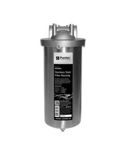 Puretec SS25MP1 10" Water Filter Housing MaxiPlus Stainless Steel Bowl     