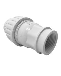 25mm 1" PVC Ball Check Valve BSP Threaded TBCVT025