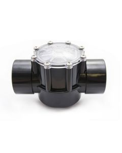 50mm 2" PVC Non Return Valve Clear Lid Suit PVC Pressure Pipe TNRV50