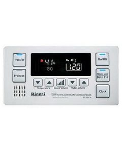 Rinnai Infinity Deluxe Bathroom Water Temperature Controller White BC100V1W