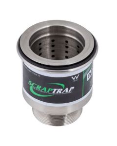 50mm Scrap Trap Cast Sink Waste Arrestor 316 Stainless SCRAP-S-50-316
