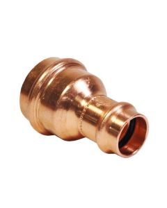 20mm X 15mm 1/2" Socket Reducer Water Copper Press