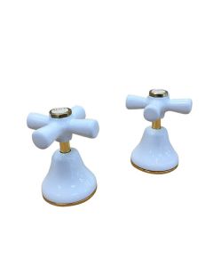 Traditions Basin Top Assembly White Gold JV Washer ST0987 (Pair)