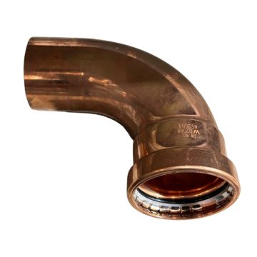 100mm Elbow 90 Deg M&F Water Copper Press 