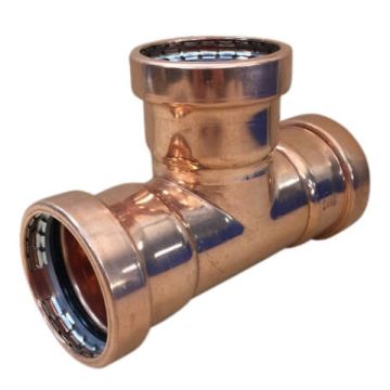 100mm Tee Equal Water Copper Press
