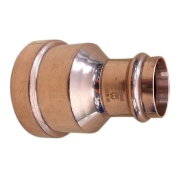 100mm X 50mm Socket Reducer Water Copper Press 