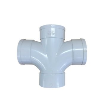 100mm X 85 Deg Double Junction F&F Dwv