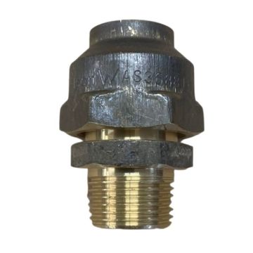 10mm Male X 15C Union Flare Compression BSP LF 3/8 x 1/2   