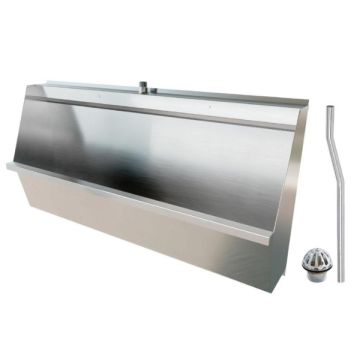 1200mm Wall Hung Stainless Urinal Top Inlet Centre Outlet M-SWHUR-1200C 