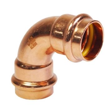 40mm Elbow 90 Deg Gas Copper Press