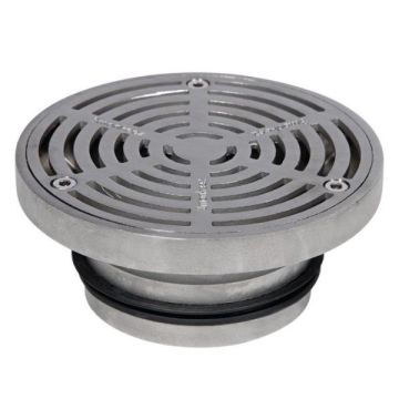 150mm Round Drop In Floor Grate Heel Proof Suit 100mm Outlet 304 Stainless FW-150R-304