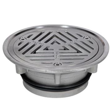 150mm Vinyl Floor Grate 316 Stainless Steel Suit 100mm Outlet FW-100VRT-316 