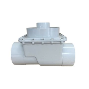 150mm PVC Reflux Non Return Valve Sewer & Stormwater Plastec 17090 