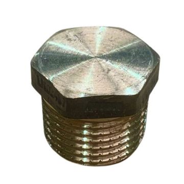 15mm Brass Plug BSP LF 1/2" 