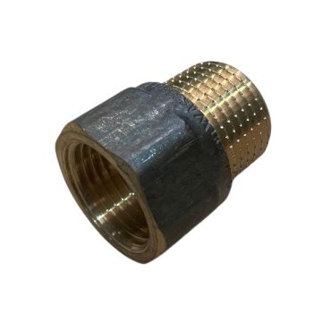 15mm Brass Socket Male x Female BSP LF 1/2"