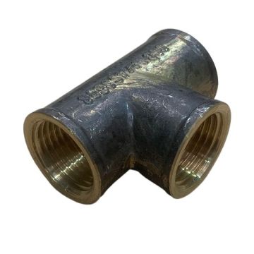 15mm Brass Tee BSP LF 1/2"    