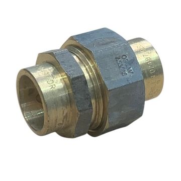 15mm CU X CU Capillary Brass Barrel Union 1/2" No11 LF