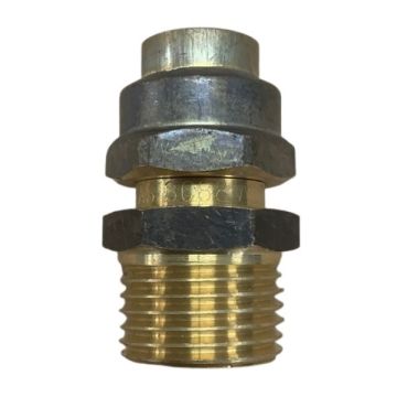 15mm Male X 10C Union Flare Compression BSP LF 1/2 x 3/8   
