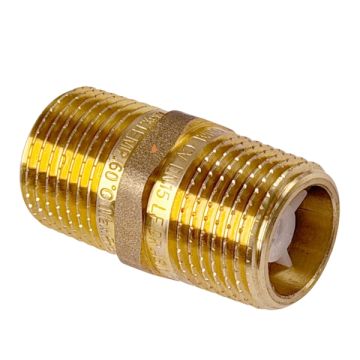 15mm 1/2" Mini Dual Check Valve Male X Male Brass